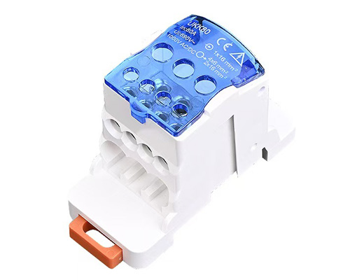 GX-80 Electrical Power UKK Din Rail 3 pole  square Distribution Block UKK80 UKK125 UKK160 UKk200 UKK400 UKK500 Terminal Block