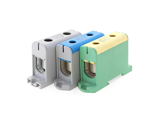 GX10-150 Al Cu Terminal 1 Pole Din Rail Terminals CE And Rohs Certificated 50-150mm2 Wago Terminal Wire Connector power distribution block