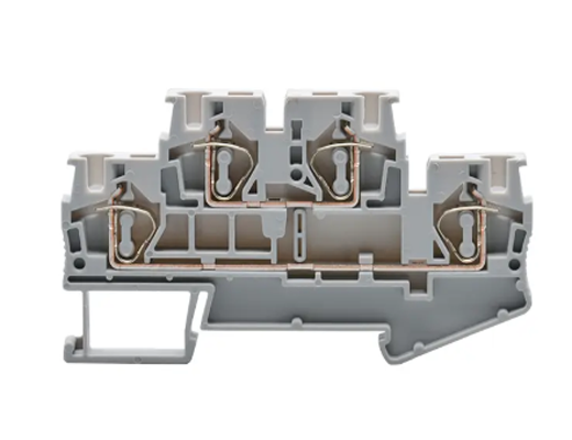 JUT3-4/2 Cage Spring Type Terminal Block 4MM² Double-Layer Connector