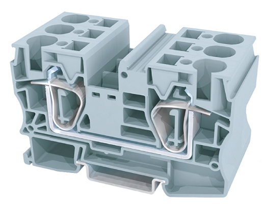 GX3-16 cable connectors Terminals din rail push in spring terminal block